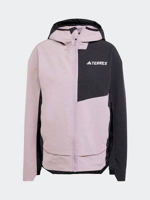 Фиолетовый - куртка adidas Terrex Multi Softshell для походов