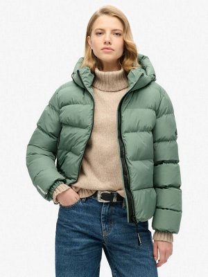 Спортивная стеганая куртка с капюшоном Superdry