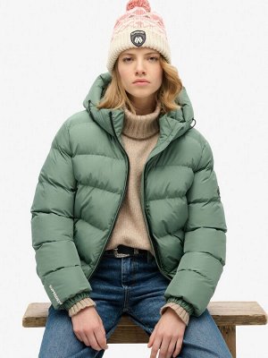 Спортивная стеганая куртка с капюшоном Superdry