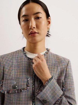 Укороченная куртка-букле Ted Baker Mayumi