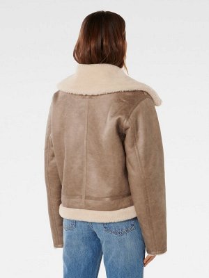 Куртка-авиатор Forever New Jamie Shearling с воротником сверху
