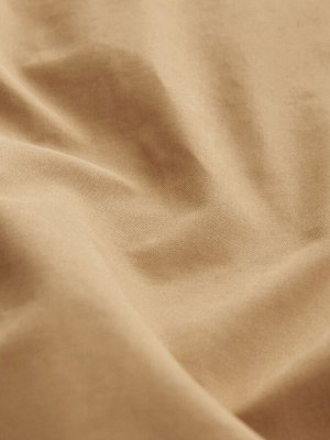 Camel Natural - двубортное пальто с поясом и капюшоном