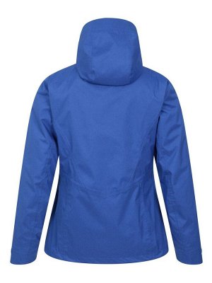 Синяя женская водонепроницаемая куртка 3 в 1 от Mountain Warehouse