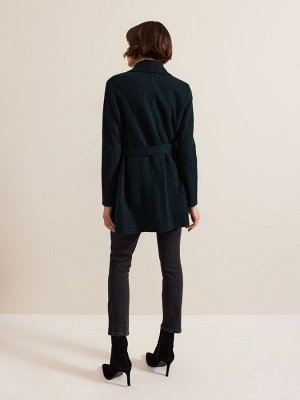 Зеленый - Phase Eight Lana Drape трикотажное пальто
