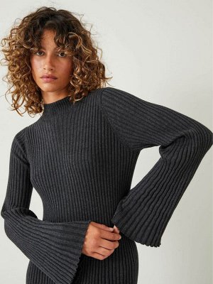 Трикотажное платье в рубчик Hush Check