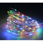 Электрогирлянда нить 98 лампочек L=9,8 м LED цвет мульти
