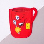 Прихватка &quot;Кружка&quot; (фотопечать), П/Э, хл20%, наполнитель-поролон 190г/м