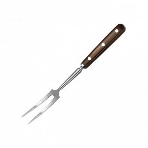 Вилка для мяса разделочная 18 см, с деревянной ручкой