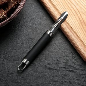 Овощечистка вертикальная Доляна «Нео», 18,5 см, ручка soft-touch