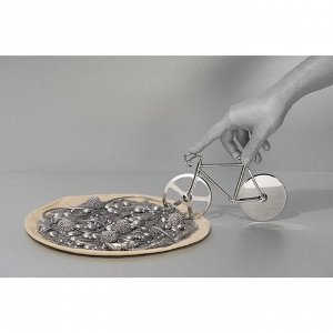 Нож для пиццы The Fixie, серебряный