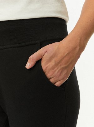 Брюки спортивные из ткани с начесом