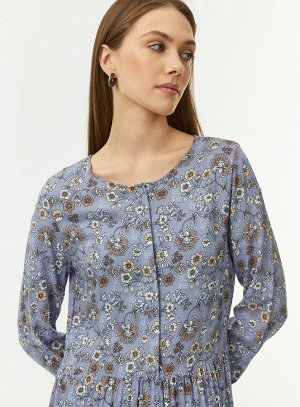 Платье макси из вискозы