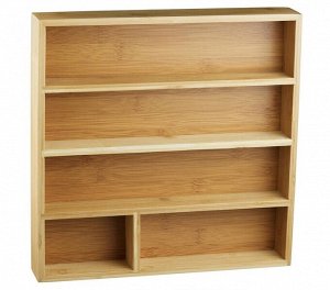 Лоток для столовых приборов бамбук 31*31*5см №3, 8