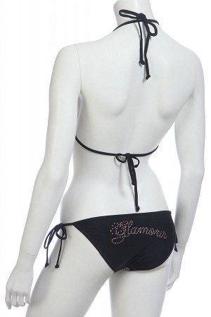 Чёрно-белый подростковый купальник Onix.  Кокетливо-женственная модель с гламурной вышивкой и стразами. И в наличии, и по сниженной цене, и можно ЗАКАЗАТЬ ПРЯМО СЕЙЧАС! №300