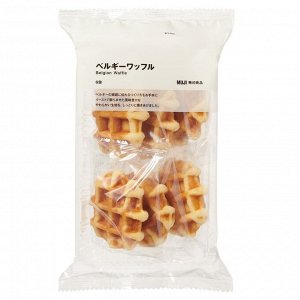 MUJI Belgian Waffles (Large Bag) – бельгийские вафли мягкой выпечки
