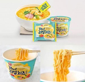 Лапша быстрого приготовления с сырным соусом "Real Cheese Ramen" 135г