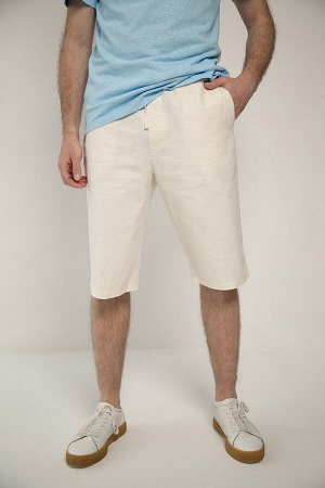 Uzor Wear Мужские шорты из конопли белые