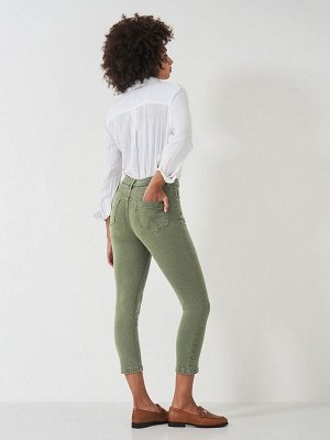 Укороченные джинсы Crew Clothing из льняной смеси