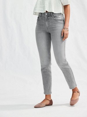 Серые джинсы Mom Comfort Stretch