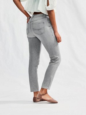 Серые джинсы Mom Comfort Stretch
