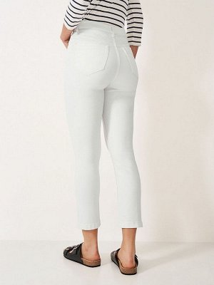 Укороченные джинсы Crew Clothing из льняной смеси