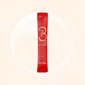 Masil 3 Salon Hair Cmc Shampoo.Восстанавливающий шампунь с церамидами 8мл.