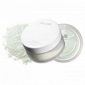 Рассыпчатая бесцветная матирующая пудра Airy Pot Powder Translucent