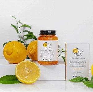 25.09.2025 FARMSTAY - АМПУЛЬНАЯ СЫВОРОТКА ДЛЯ ЛИЦА С ЭКСТРАКТОМ ЮДЗУ CITRUS YUJA VITALIZING AMPOULE [250ml] 25.09.2025