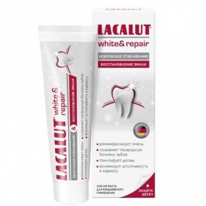 Lacalut white & repair зубная паста 65 гр