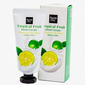 FARMSTAY - Крем для рук "Тропические фрукты" с экстрактом каламанси и маслом ши TROPICAL FRUIT HAND CREAM CALAMANSI & SHEA BUTTER [50ml] 13.03.2026