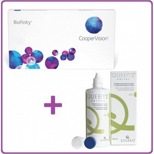 1-мес контактные линзы Biofinity (силикон-гидрогель) (6 линз)