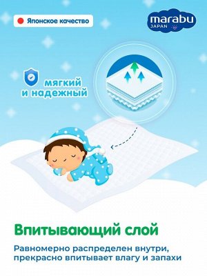 Пеленки MARABU для детей 60*60 (10 шт.)