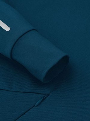 Кофта (толстовка) на молнии с капюшоном детская Стиг, синий