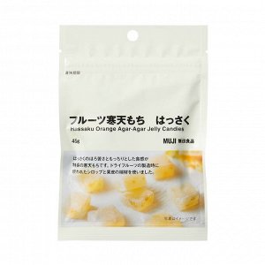 MUJI Hassaku Fruit Agar Mochi – Фруктовое агаровое моти с хассаку