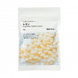 MUJI Sugarless Tablets Lemon – Леденцы без сахара с лимоном
