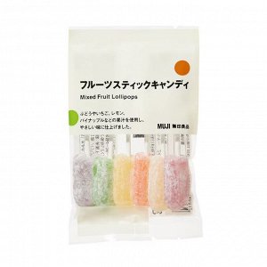MUJI Fruit Stick Candy – Фруктовые леденцы на палочке