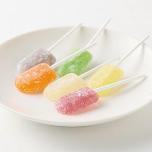 MUJI Fruit Stick Candy – Фруктовые леденцы на палочке