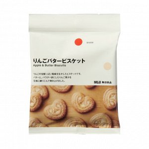 MUJI Apple & Butter Biscuits – яблочно-сливочное печенье в форме сердечек