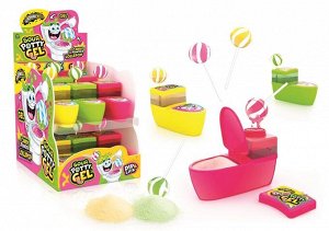 Леденец Dip'N'Lick Sour Potty + Gel Унитаз с пудрой и гелем Johny Bee 51гр