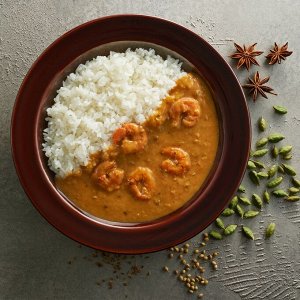 MUJI Creamy Shrimp Curry With Roasted Spices – Креветочный карри со сливками и обжаренными специями