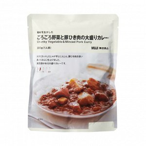 MUJI Chunky Vegetable & Ground Pork Curry – Карри с овощами и фаршем