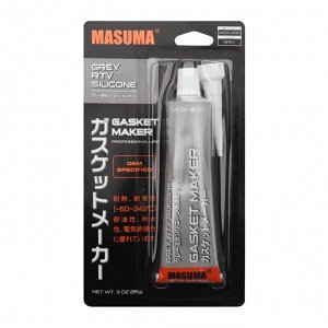 Герметик-прокладка Masuma Grey RTV Silicone Gasket Maker, силиконовый, термостойкий, серый, туба 85г, арт. MOX-400