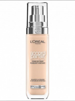 Loreal paris тональный крем «alliance perfect совершенное слияние» обогащенный гиалуроновой кислотой, 30мл R2/C2 Ванильно-розовый