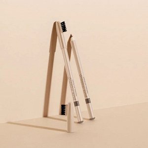 Карандаш для бровей со щеточкой 2 в 1 Pure Makeup, цвет Холодный русый