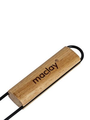 Корзина для барбекю maclay, 23x14 см, нержавеющая сталь, для мангала