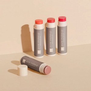 Бальзам для губ «Сочный цвет» Pure Makeup, цвет Просто персик
