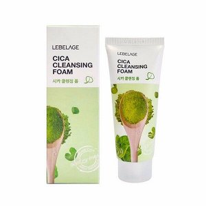 LEBELAGE. Пенка для умывания с экстрактом центеллы азиатской,CICA CLEANSING FOAM, 100 мл.
