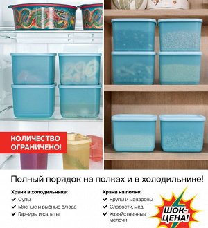 Tupperware Контейнер &quot;Кубикс&quot; (1л), 1 шт.