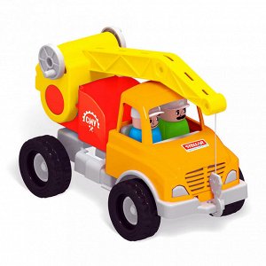 Игрушка "Автокран" 26х14х20см, полипропилен, в сетке, "Stellar" (Россия)