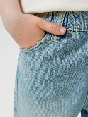 Брюки джинсовые детские для девочек Reiat голубой